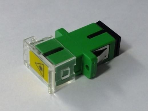 SC APC SM SX 有耳透明侧翻盖适配器