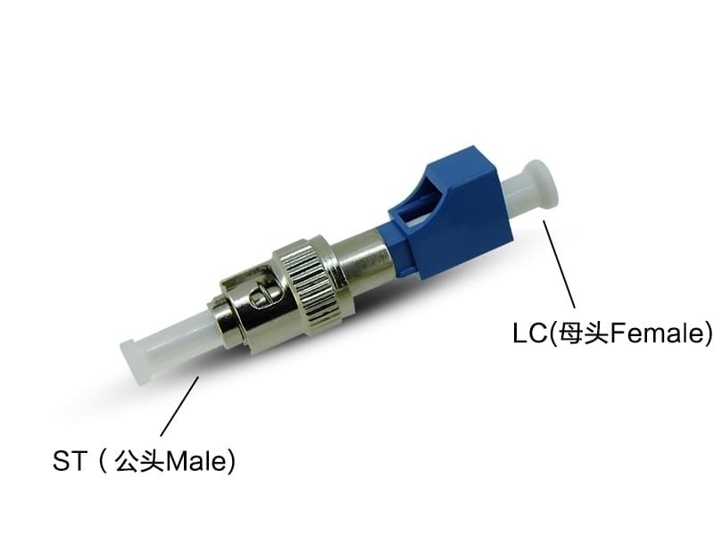 LC母-ST公光纤适配器
