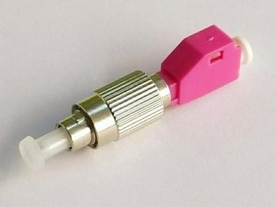 LC母-FC公光纤适配器
