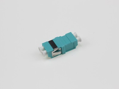 LC OM3 DX 无耳光纤适配器，法兰头