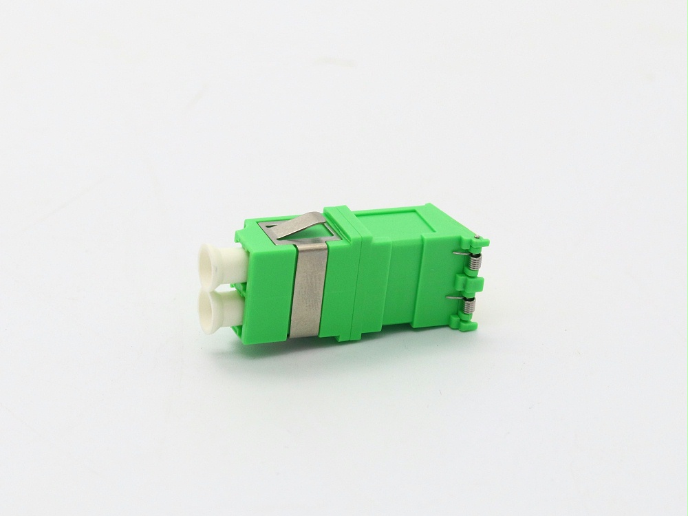 LC APC SM DX 翻盖光纤适配器，耦合器